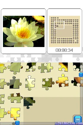 Blumen & Muster Puzzle - Echter Puzzlespass fuer Unterwegs (Europe) (En,Fr,De,Es,It) screen shot game playing